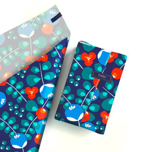 KIT Feuille cadeau réutilisable S Bleu Arras