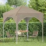 vidaXL Tente de fête pop-up 194 x 194 x 245 cm Crème