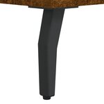 vidaXL Meuble à chaussures chêne fumé 30x35x105 cm bois d'ingénierie