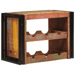 vidaXL Étagère à vin Marron 100 x 45 x 33 cm Bois récupéré massif