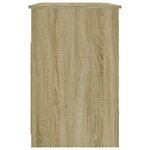 vidaXL Bureau avec tiroirs Chêne sonoma 102x50x76 cm Bois d'ingénierie