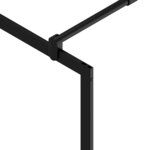 vidaXL Paroi de douche à l'italienne à verre ESG Noir 90x195 cm