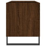 vidaXL Armoire à disques chêne marron 85x38x48 cm bois d'ingénierie