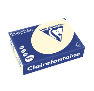 Ramette 250 Feuilles Papier 210g A4 210x297 mm Ivoire TROPHÉE