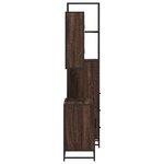 vidaXL Ensemble de meubles de salle de bain 3 Pièces Chêne marron