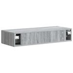 vidaXL Table d'appoint murale 87 5 x 34 5 x 17 cm Bois d'ingénierie
