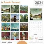 Calendrier 30x30 cm Le Douanier Rousseau, créé et imprimé en France sur papier certifié PEFC