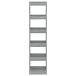 vidaXL Bibliothèque/Séparateur de pièce Sonoma gris 40x30x166 cm