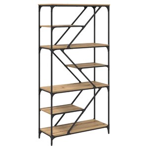 vidaXL Étagère Chêne artisanal 91 x 36 x 176 cm Bois d'ingénierie