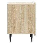 vidaXL Cabinet de chevet avec tiroir Chêne Sonoma 43 x 34 5 x 49 5 cm