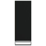 vidaXL Buffet noir 34 5x32 5x90 cm bois d'ingénierie