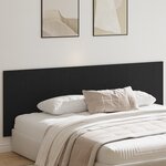 vidaXL Tête de lit murale en chêne noir 240x1 5x80 cm en bois d'ingénierie
