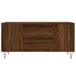 vidaXL Table basse chêne marron 102x44 5x50 cm bois d'ingénierie
