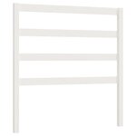 vidaXL Tête de lit Blanc 81x4x100 cm Bois massif de pin