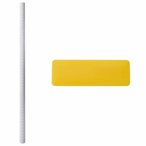 vidaXL Film de fenêtre auto-adhésif Rayures dépolies 90 x 2000 cm PVC