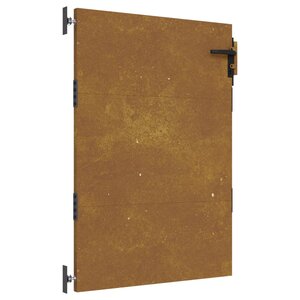 vidaXL Portail de jardin 85x125 cm acier corten