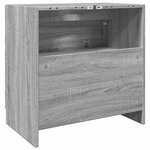 vidaXL Meuble d'évier sonoma gris 59x37x59 cm bois d'ingénierie