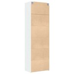 vidaXL Armoire de rangement blanc 70x42 5x225 cm bois d'ingénierie