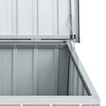 vidaXL Boîte de rangement de jardin Gris 149x99x93 cm