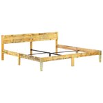vidaXL Cadre de lit Bois de récupération massif 200x200 cm