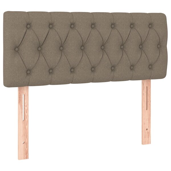 vidaXL Tête de lit Taupe 90x7x78/88 cm Tissu