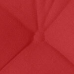 vidaXL Coussins de siège 4 Pièces Rouge 45 x 45 x 12 cm tissu