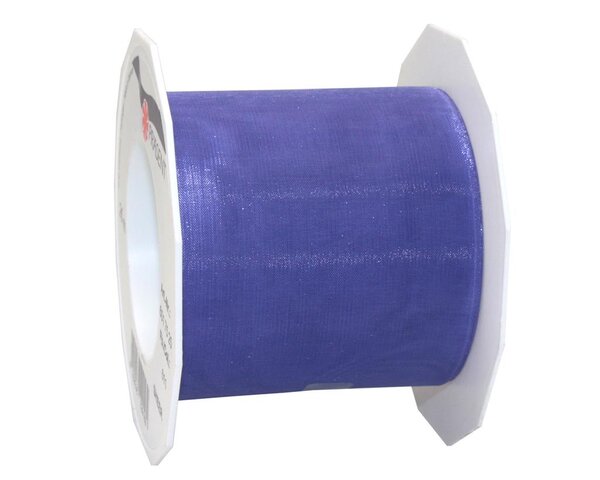 Organza sheer 25-m-rouleau 72 mm lilas