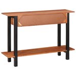 vidaXL Table console Marron 110 x 30 x 75 cm Bois d'acacia massif
