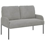 vidaXL Canapés avec coussin Gris clair 115 x 56 x 80 cm Contreplaqué