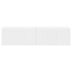 vidaXL Meuble TV mural 2 Pièces Blanc 60 x 31 x 29.5 cm Bois d'ingénierie