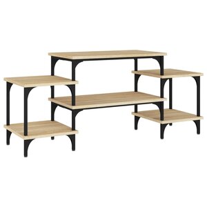 vidaXL Meuble TV chêne sonoma 117x35x52 cm bois d'ingénierie
