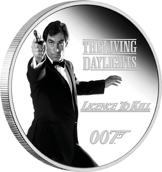 Monnaie en argent 1 dollar g 31.1 (1 oz) millésime 2023 james bond