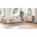 vidaXL Tapis Shaggy Anti-dérapant Marron 160 x 230 cm PP