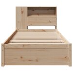 vidaXL Lit bibliothèque sans matelas 100x200 cm bois massif de pin