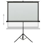 vidaXL Écran de projection avec support 60" 1:1