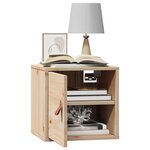 vidaXL Armoire murale 31 5x30x30 cm Bois de pin massif