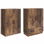 vidaXL Ensemble de Meubles 2 Pièces Bois ancien Bois d'ingénierie