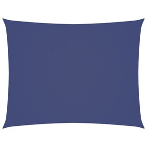 vidaXL Voile de parasol Tissu Oxford rectangulaire 4x6 m Bleu