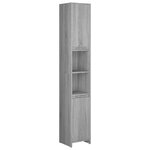 vidaXL Armoire de bain Sonoma gris 30x30x183 5 cm Bois d'ingénierie