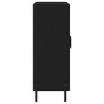 vidaXL Buffet noir 69 5x34x90 cm bois d'ingénierie