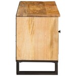 vidaXL Meuble TV Marron 100 x 33 x 46 cm Bois de mangue massif