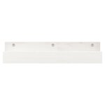 vidaXL Étagères murales 2 Pièces Blanc 50x12x9 cm Bois de pin massif