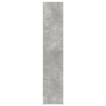 vidaXL Bibliothèque gris béton 80x30x152 cm bois d'ingénierie