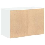 vidaXL Armoire avec 2 tiroirs blanc 60x31x40 cm bois d'ingénierie