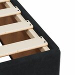 vidaXL Cadre de lit sans matelas noir 120x190 cm velours