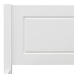 vidaXL Cadre de lit sans matelas bois massif de pin blanc 140x200 cm
