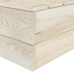 vidaXL Salon de jardin palette 5 Pièces  Bois d'épicéa imprégné