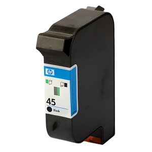 Cartouche d'encre authentique HP 45 Noir - programme SECOND