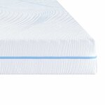 vidaXL Matelas Blanc 200 x 200 cm Mousse