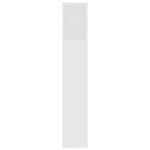 vidaXL Armoire de tête de lit Blanc 200x18 5x104 5 cm